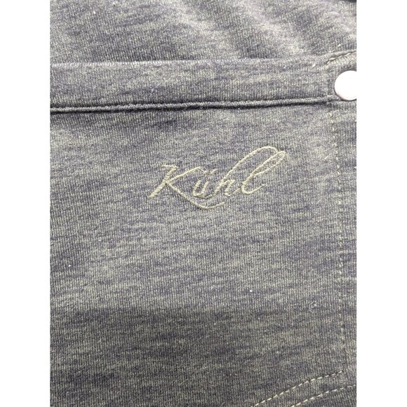 Kuhl Pants Womens 14 Short Gray Stretch Straight Leg 5 Pocket Performance Hiking - Picture 11 of 14